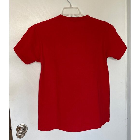 Women El Venado Red Tee with Loteria Card Design Size M - Picture 2 of 3